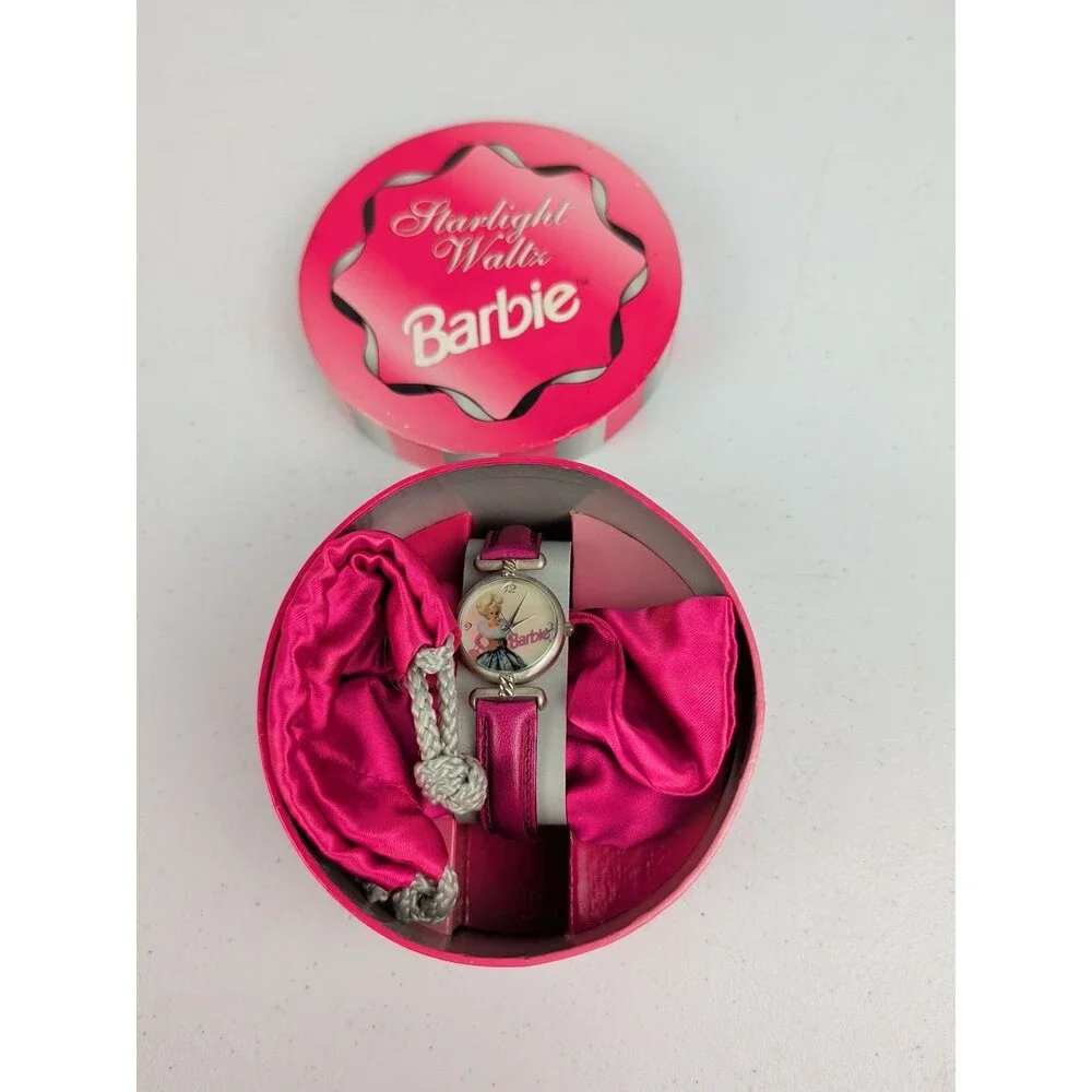 Barbie 1995 Starlight Waltz Watch Light Pink Bands by Relic
